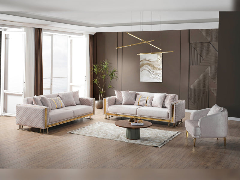 Laura Convertible Sofa in Brown - 200-ELIF-LAU-A612-3