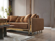 Laura Convertible Sofa in Brown - 200-ELIF-LAU-A612-3