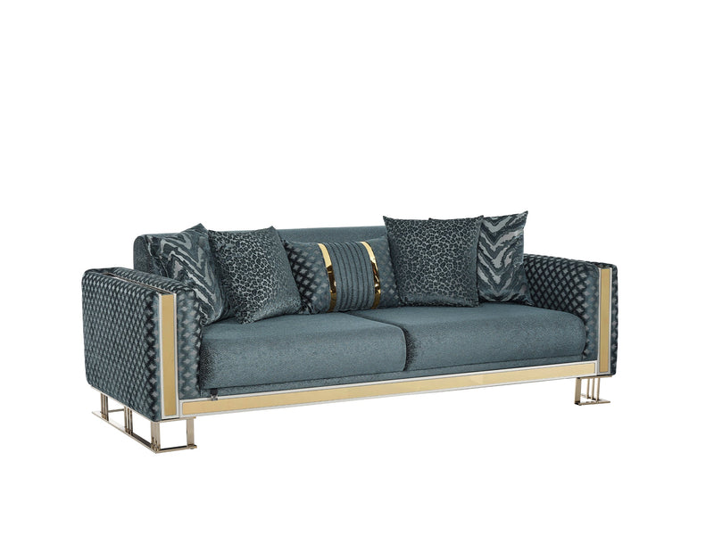 Laura Convertible Sofa in Brown - 200-ELIF-LAU-A612-3