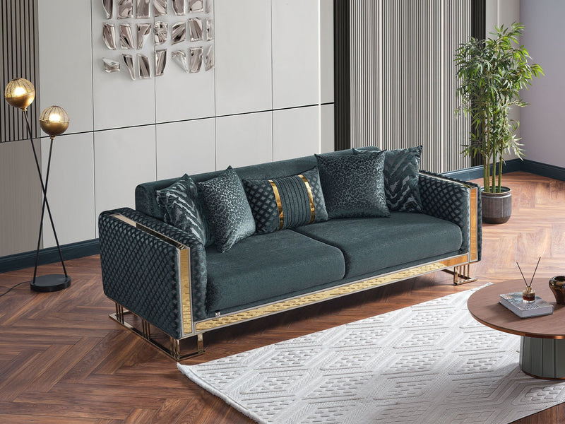 Laura Convertible Sofa in Brown - 200-ELIF-LAU-A612-3