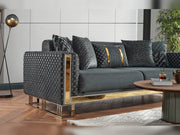 Laura Convertible Sofa in Green - 200-ELIF-LAU-A610-3