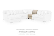 Laurelgrove Pebble Armless Chair - 7510546