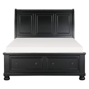 Laurelin Black Sleigh Storage Platform Bedroom Set - DMV FurnitureBedroom Set