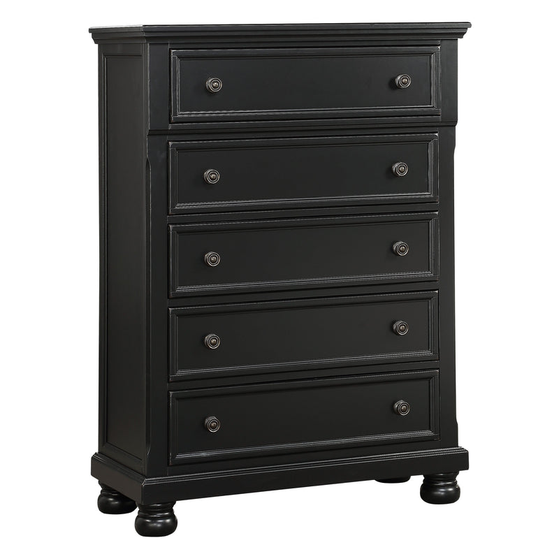Laurelin Black Sleigh Storage Platform Bedroom Set - DMV FurnitureBedroom Set