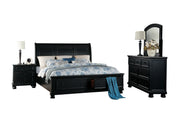 Laurelin Black Sleigh Storage Platform Bedroom Set - DMV FurnitureBedroom Set