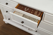 Laurelin White Sleigh Storage Platform Bedroom Set - DMV FurnitureBedroom Set