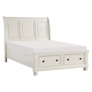 Laurelin White Sleigh Storage Platform Bedroom Set - DMV FurnitureBedroom Set