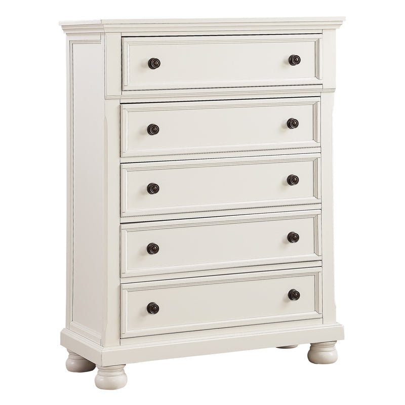 Laurelin White Sleigh Storage Platform Bedroom Set - DMV FurnitureBedroom Set