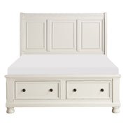 Laurelin White Sleigh Storage Platform Bedroom Set - DMV FurnitureBedroom Set