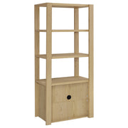 Laurelton 3-shelf Media Tower Tall Pier Cabinet Light Oak - 708224