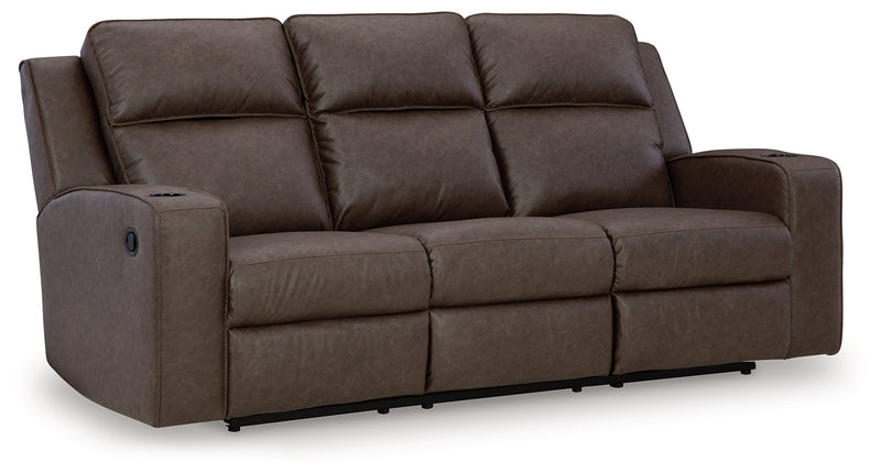 Lavenhorne Reclining Sofa with Drop Down Table - DMV FurnitureReclining Sofa