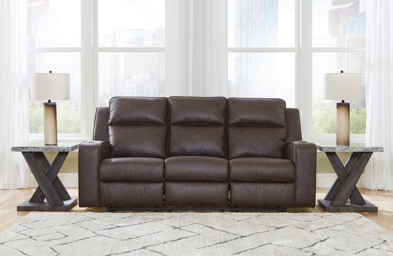 Lavenhorne Reclining Sofa with Drop Down Table - DMV FurnitureReclining Sofa