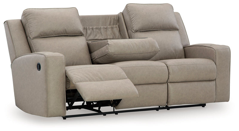 Lavenhorne Reclining Sofa with Drop Down Table - DMV FurnitureReclining Sofa