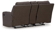 Lavenhorne Reclining Loveseat with Console - DMV FurnitureLoveseat
