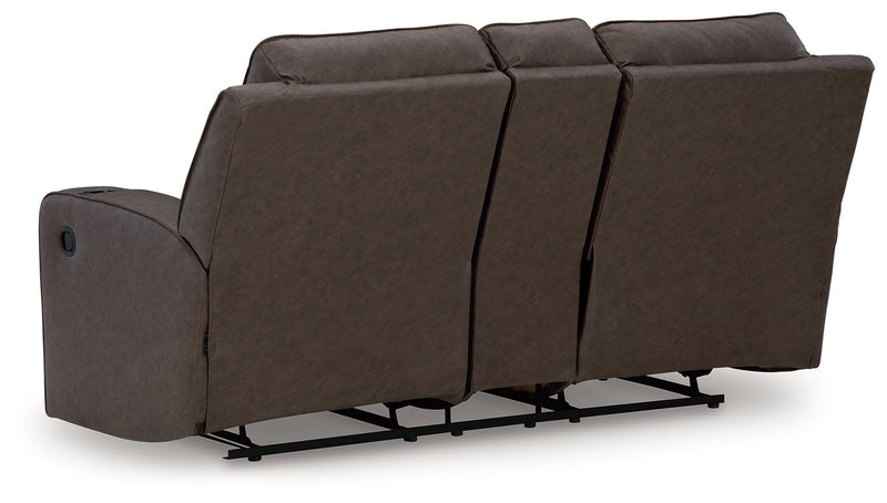 Lavenhorne Reclining Loveseat with Console - DMV FurnitureLoveseat