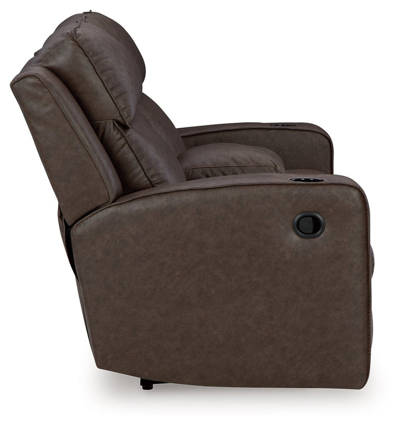 Lavenhorne Reclining Loveseat with Console - DMV FurnitureLoveseat