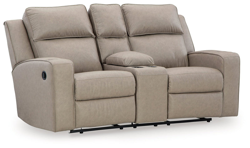 Lavenhorne Reclining Loveseat with Console - DMV FurnitureLoveseat