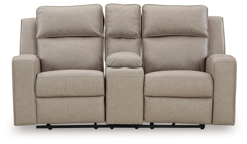 Lavenhorne Reclining Loveseat with Console - DMV FurnitureLoveseat