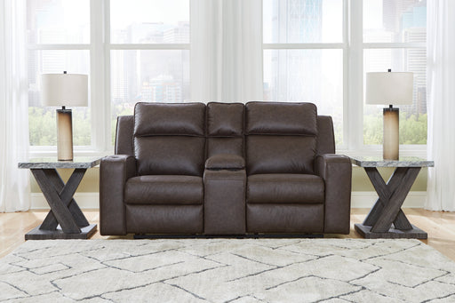 Lavenhorne Reclining Loveseat with Console - DMV FurnitureLoveseat