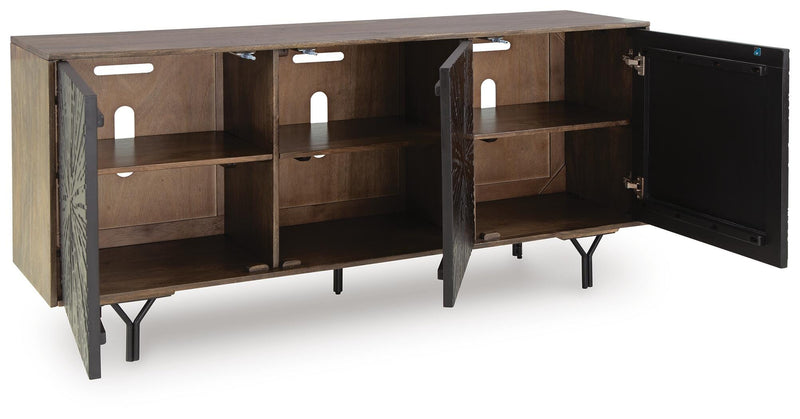 Lavinmont Multi Brown Accent Cabinet - A4000710