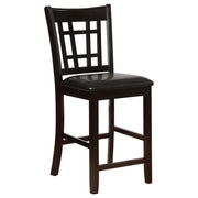 Lavon 5-piece Oval Counter Height Dining Set Espresso - 102888-S5