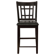 Lavon 5-piece Oval Counter Height Dining Set Espresso - 102888-S5