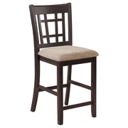 Lavon 5-piece Oval Counter Height Dining Set Light Chestnut - 105278-S5