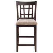 Lavon 5-piece Oval Counter Height Dining Set Light Chestnut - 105278-S5
