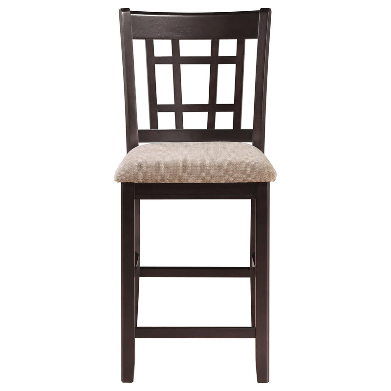 Lavon 5-piece Oval Counter Height Dining Set Light Chestnut - 105278-S5