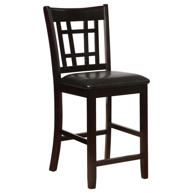 Lavon 5-piece Oval Counter Height Extension Dining Set Espresso - 102888-S5