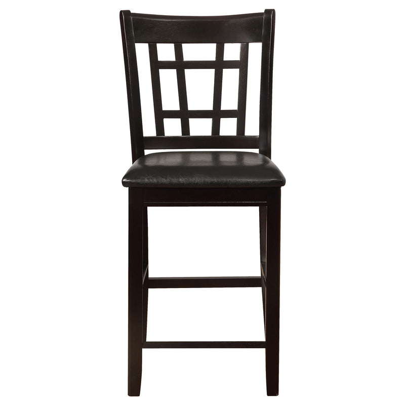 Lavon 5-piece Oval Counter Height Extension Dining Set Espresso - 102888-S5