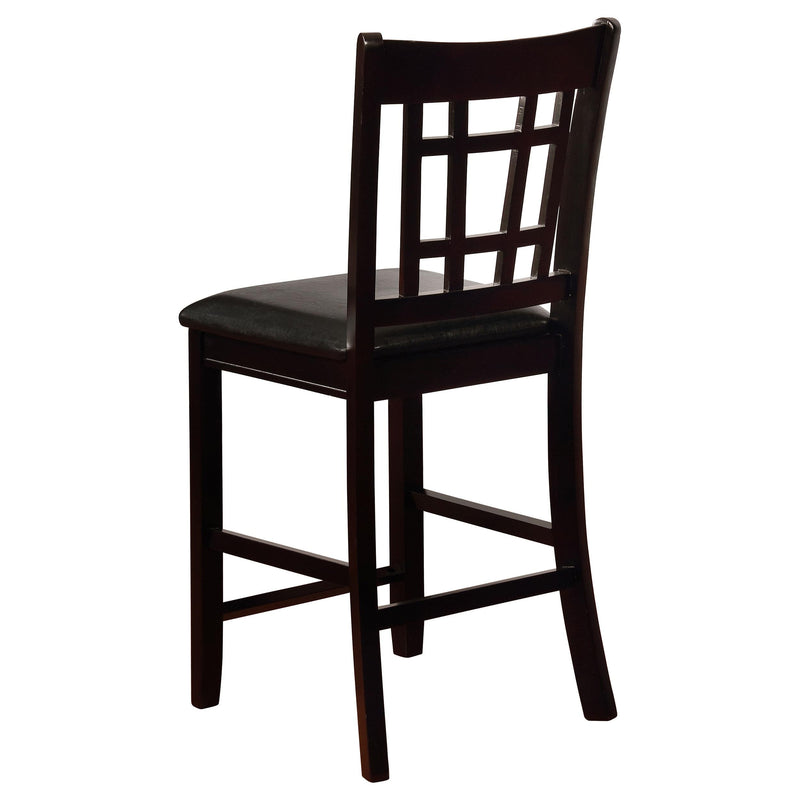 Lavon 5-piece Oval Counter Height Extension Dining Set Espresso - 102888-S5