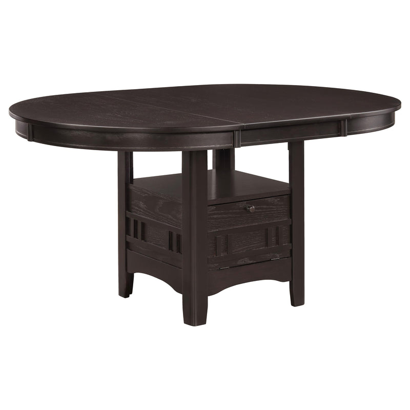Lavon 5-piece Oval Extension Leaf Dining Set Espresso - 102671-S5