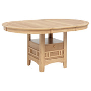 Lavon 5-piece Oval Extension Leaf Dining Set Light Oak - 106620-S5