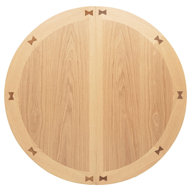 Lavon Oval 60-inch Counter Height Extension Dining Table Light Oak - 106628
