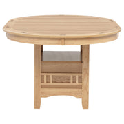 Lavon Oval 60-inch Wood Extension Leaf Dining Table Light Oak - 106620