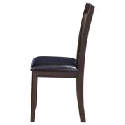 Lavon Wood Dining Side Chair Black and Espresso (Set of 2) - 102672