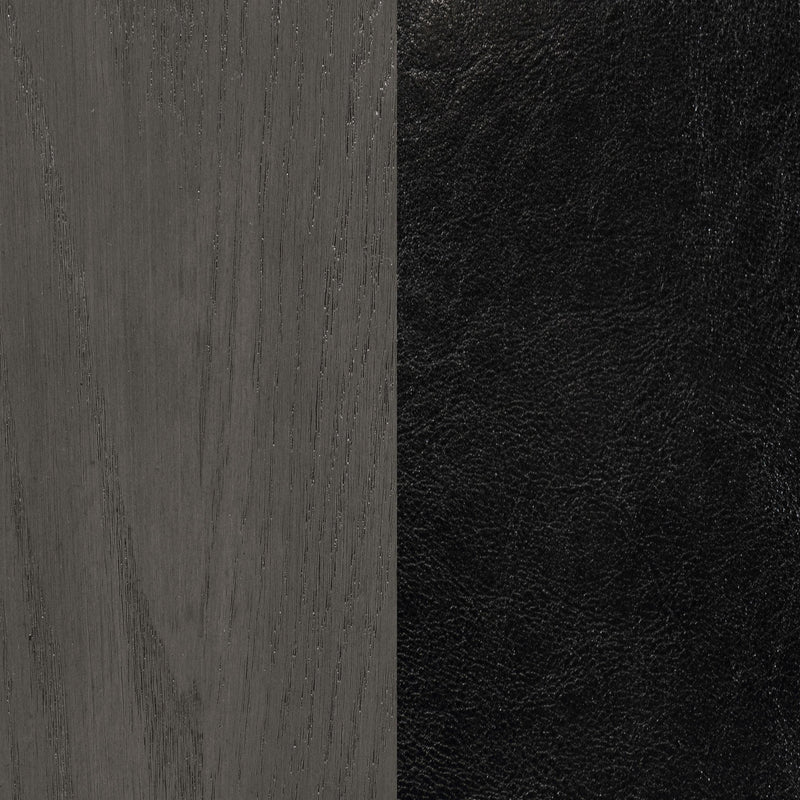 Lavon Wood Dining Side Chair Black and  Medium Grey (Set of 2) - 108212