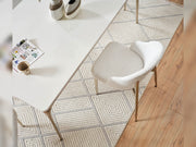 Law Diningroom (Consol With Mirror & Dining Table & 6 Dining Chair) - 200-ELIF-LAW-A512-DT-6-SET
