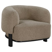 Lawler Upholstered Barrel Back Accent Chair Brown and Black - 903170