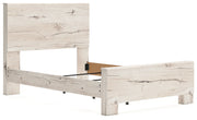 Lawroy Full Panel Bed with Dresser and 2 Nightstands in Light Natural from Ashley - DMV Furniture