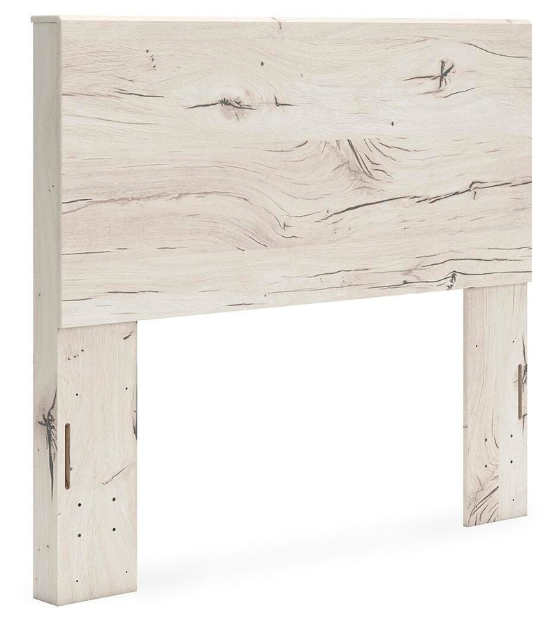 Lawroy Full Panel Headboard and Dresser in Light Natural - PKG020536