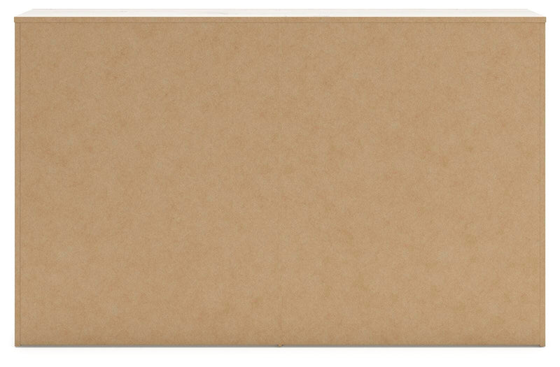 Lawroy Full Panel Headboard and Dresser in Light Natural - PKG020536