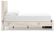 Lawroy Full Panel Storage Bed with Dresser in Light Natural from Ashley - DMV Furniture