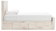 Lawroy Light Natural Full Panel Bed with Storage - B2310B43