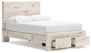 Lawroy Light Natural Full Panel Storage Bed - B2310B20