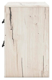 Lawroy Light Natural Full Storage Bed and Nightstand - B2310B51