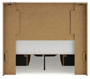 Lawroy Light Natural Full Storage Bed and Nightstand - B2310B51