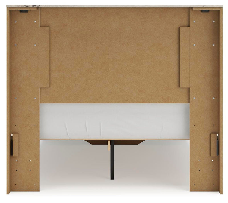Lawroy Light Natural Full Storage Bed, Dresser and Nightstand - B2310B50