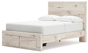 Lawroy Light Natural Full Storage Bed, Dresser and Nightstand - B2310B50